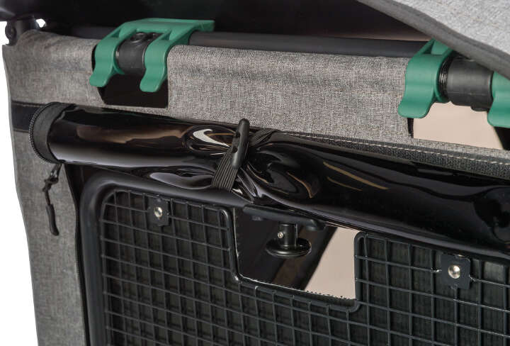 TRIXIE Fahrradanhänger mit Rampe